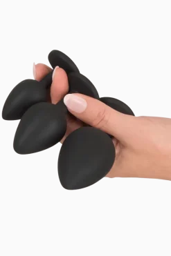 Black Velvets Analtoys|Analplugs & Ketten * 4tlg. Anal-Set