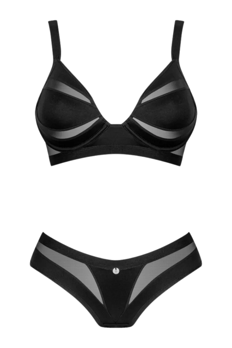 Obsessive Reizwäsche Sets * 2tlg. Dessous Set black
