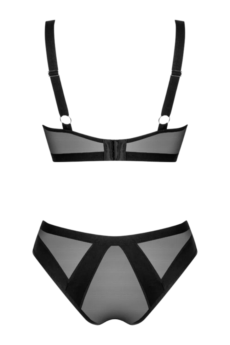 Obsessive Reizwäsche Sets * 2tlg. Dessous Set black