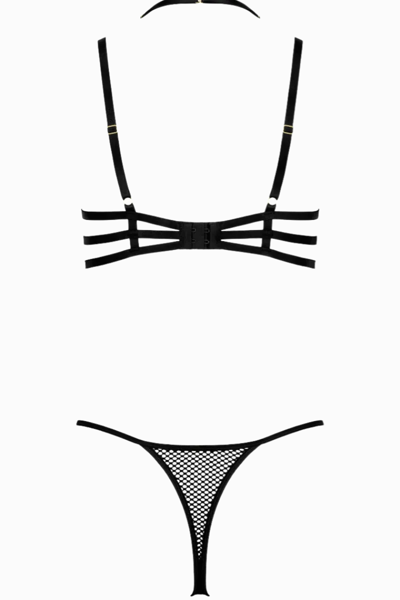 KOTEK Reizwäsche Sets * 2tlg. Dessous-Set in Netzoptik