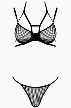 KOTEK Reizwäsche Sets * 2tlg. Dessous-Set in Netzoptik