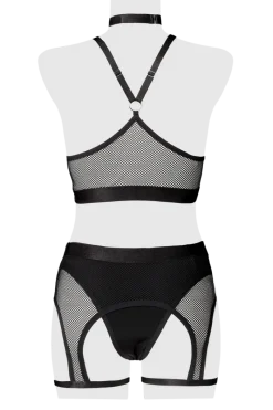 Grey Velvet Reizwäsche Sets * 5tg. Deou et chwarz