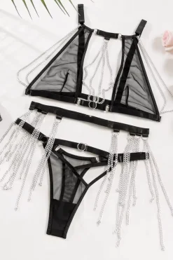 Liebeslust Reizwäsche Sets * 3tg. ingerie Ketten et