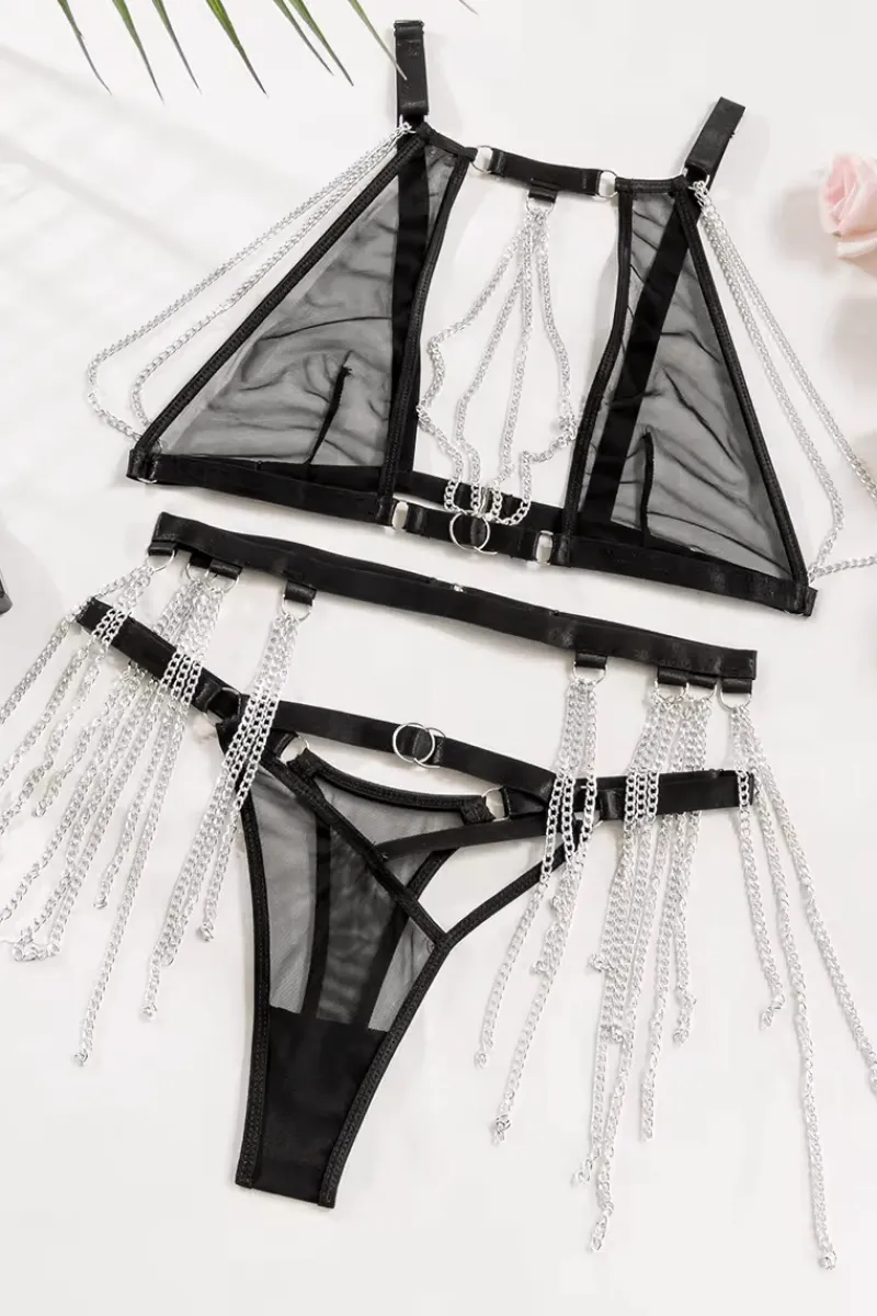 Liebeslust Reizwäsche Sets * 3tg. ingerie Ketten et