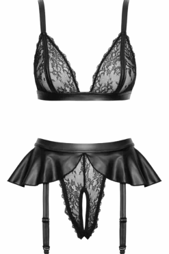 Cottelli Collection Reizwäsche Sets * 2tg. ingerie et chwarz ouvert