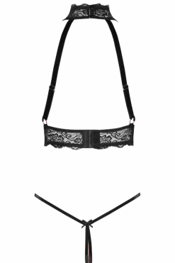 Abierta Fina Reizwäsche Sets * 2tg. Ouvert-et chwarz