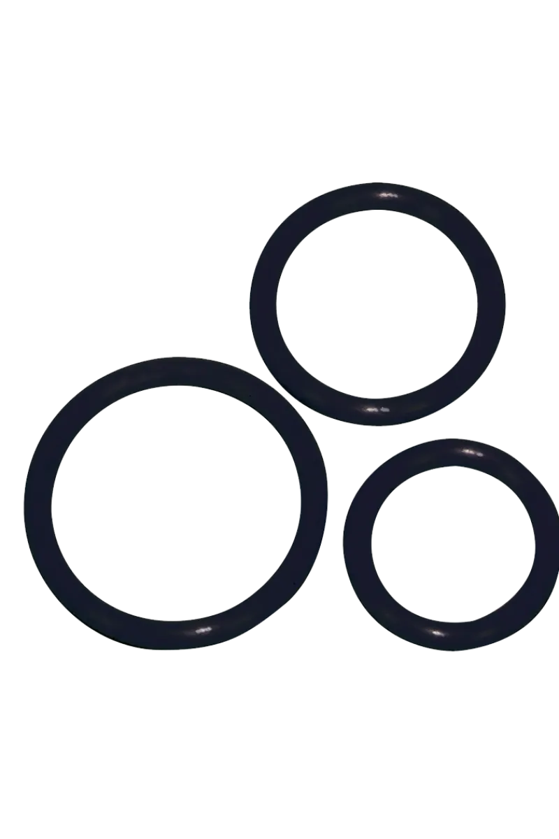 You2Toys Penisringe * 3tlg. Penisring-Set aus Silikon - Ø 3,2/4,2/5cm