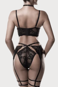 Grey Velvet Reizwäsche Sets * 3tg. pitzenet it trapbändern