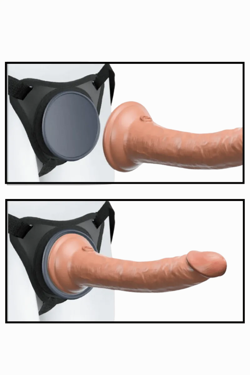 Body Dock Paartoys|Doppeldildos * Umschnall-Harness schwarz für Einsteiger